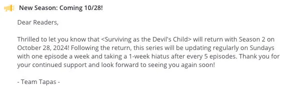 How To Survive As The Devil’s Child Chapter 48.5 page 1 - 