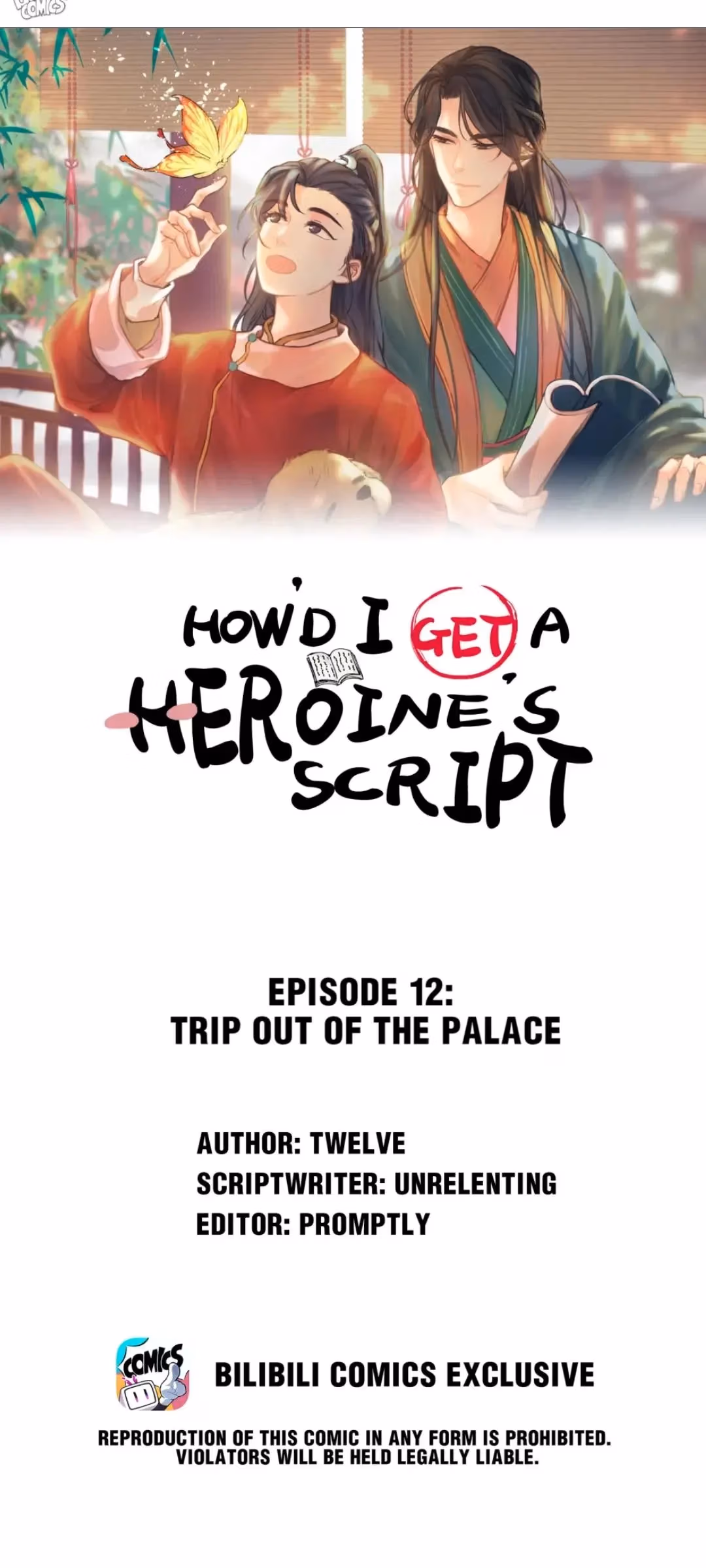 How’d I Get a Heroine’s Script? Chapter 12 page 3 - 