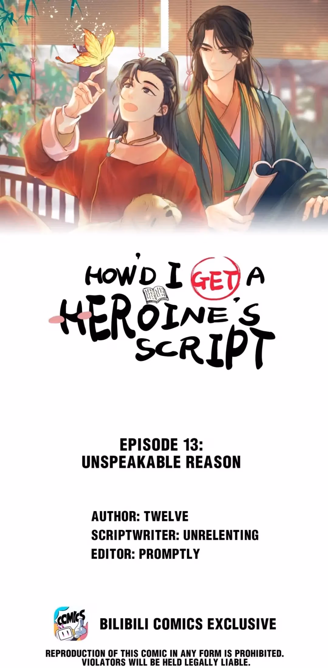 How’d I Get a Heroine’s Script? Chapter 13 page 3 - 