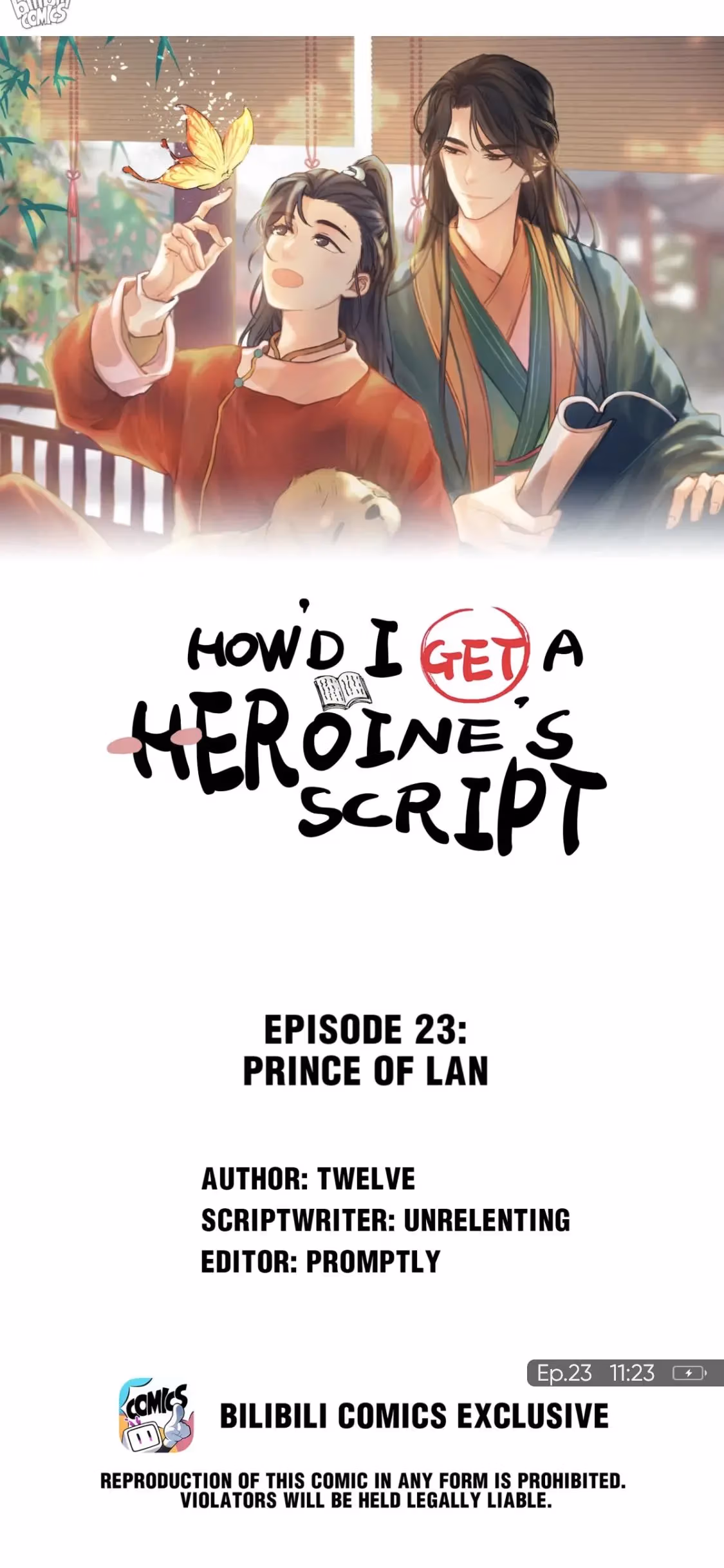 How’d I Get a Heroine’s Script? Chapter 23 page 2 - 