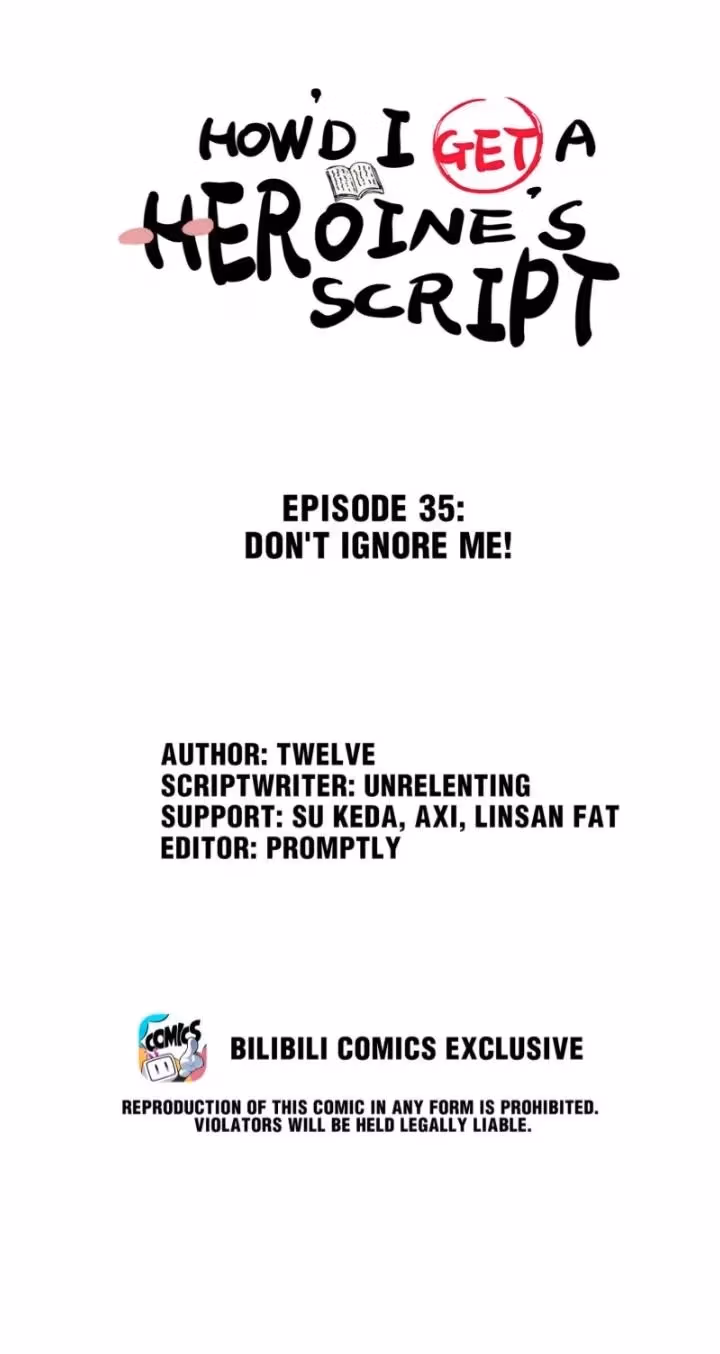 How’d I Get a Heroine’s Script? Chapter 35 page 1 - 