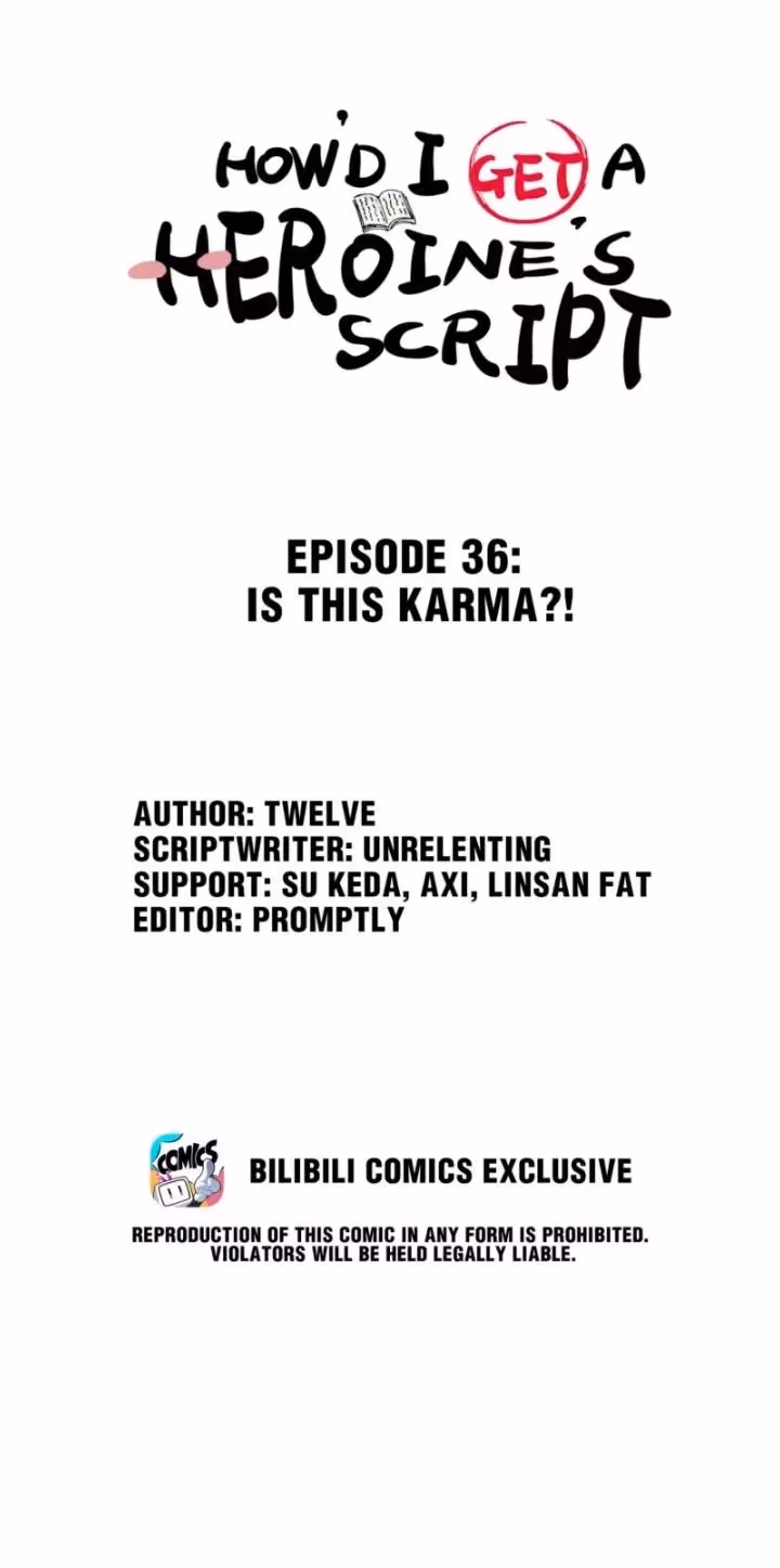 How’d I Get a Heroine’s Script? Chapter 36 page 1 - 