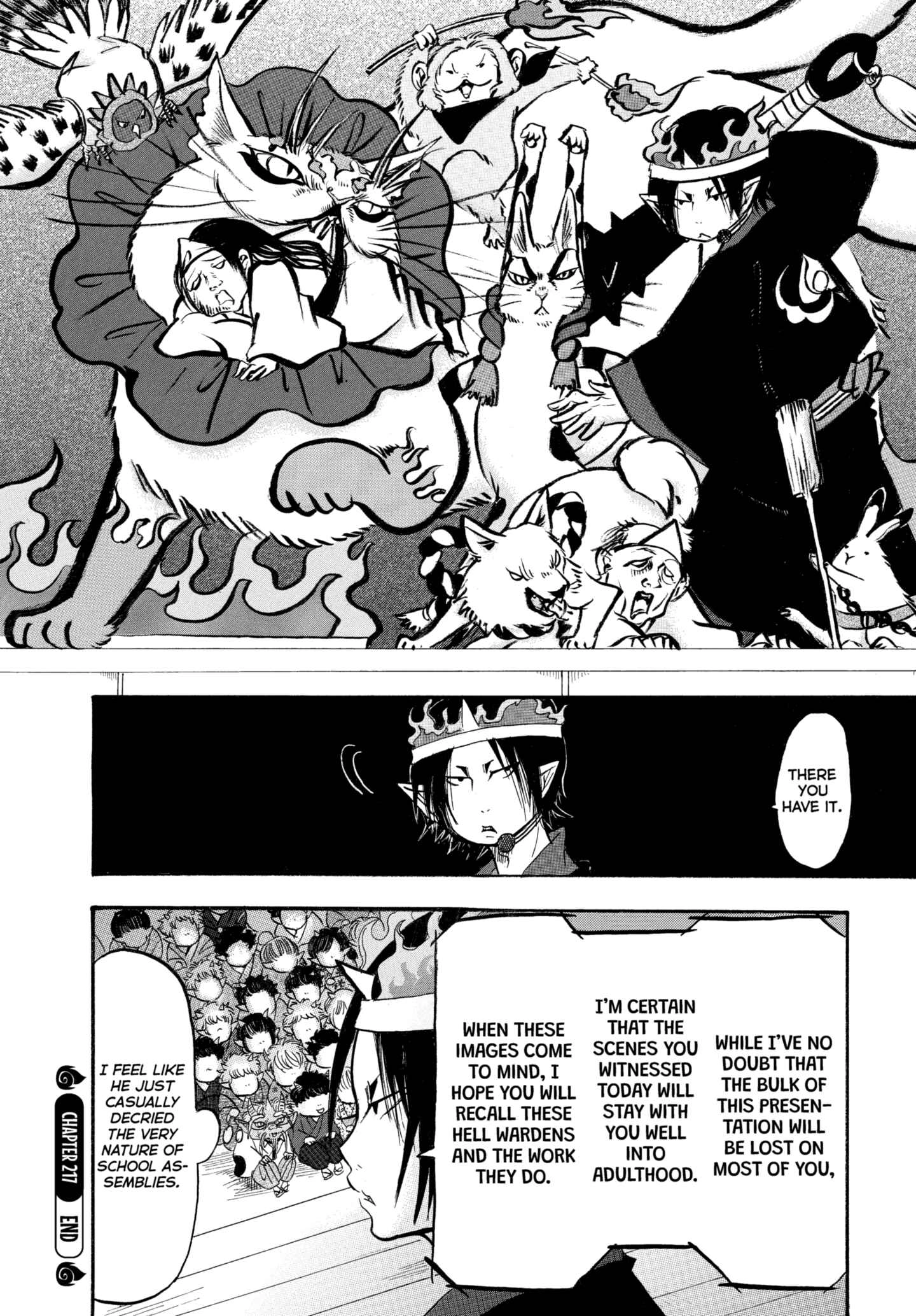 Hozuki's Coolheadedness Chapter 217 page 16 - 