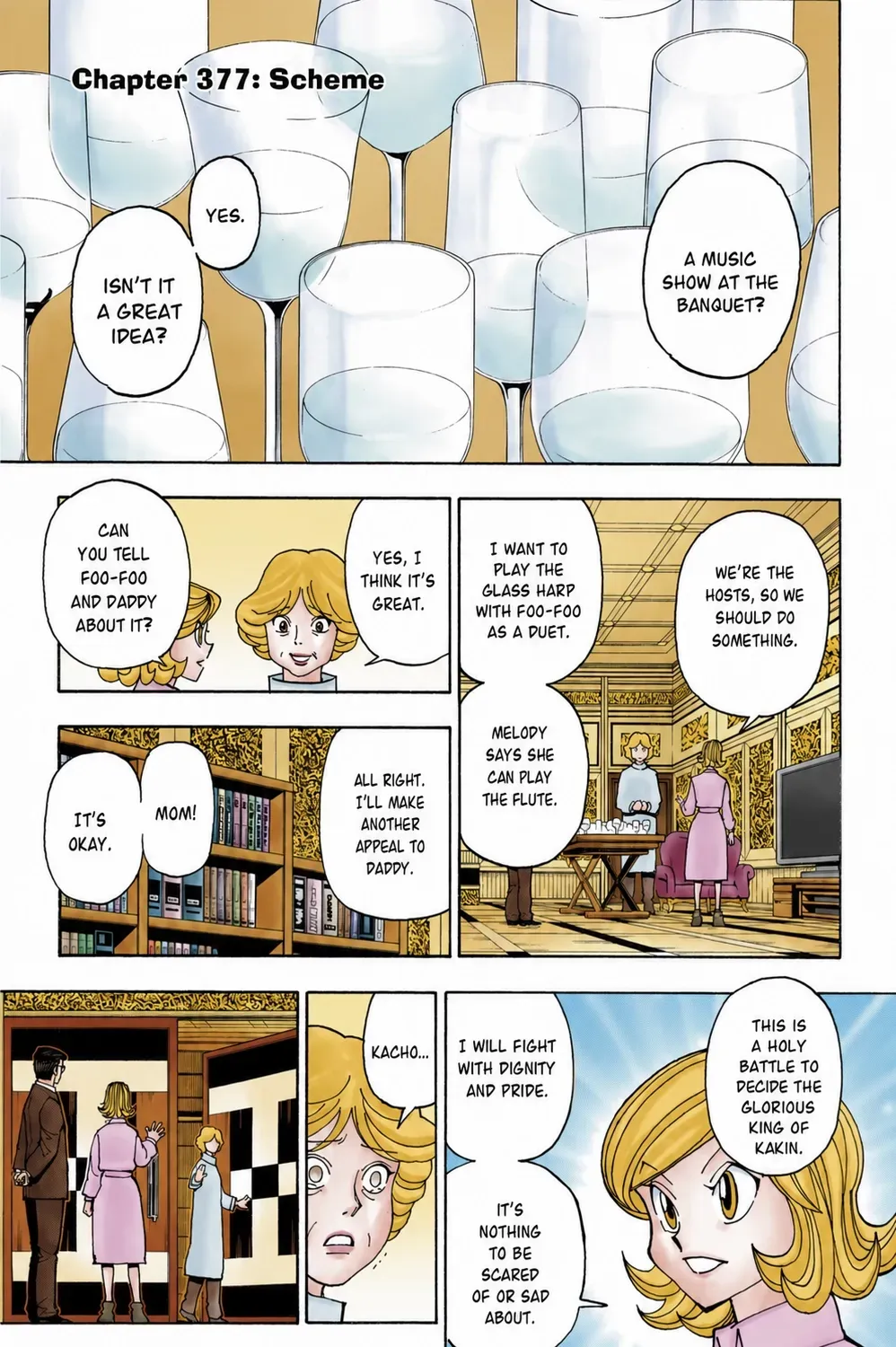 HUNTER x HUNTER (Official Colored) Chapter 377 page 1 - 