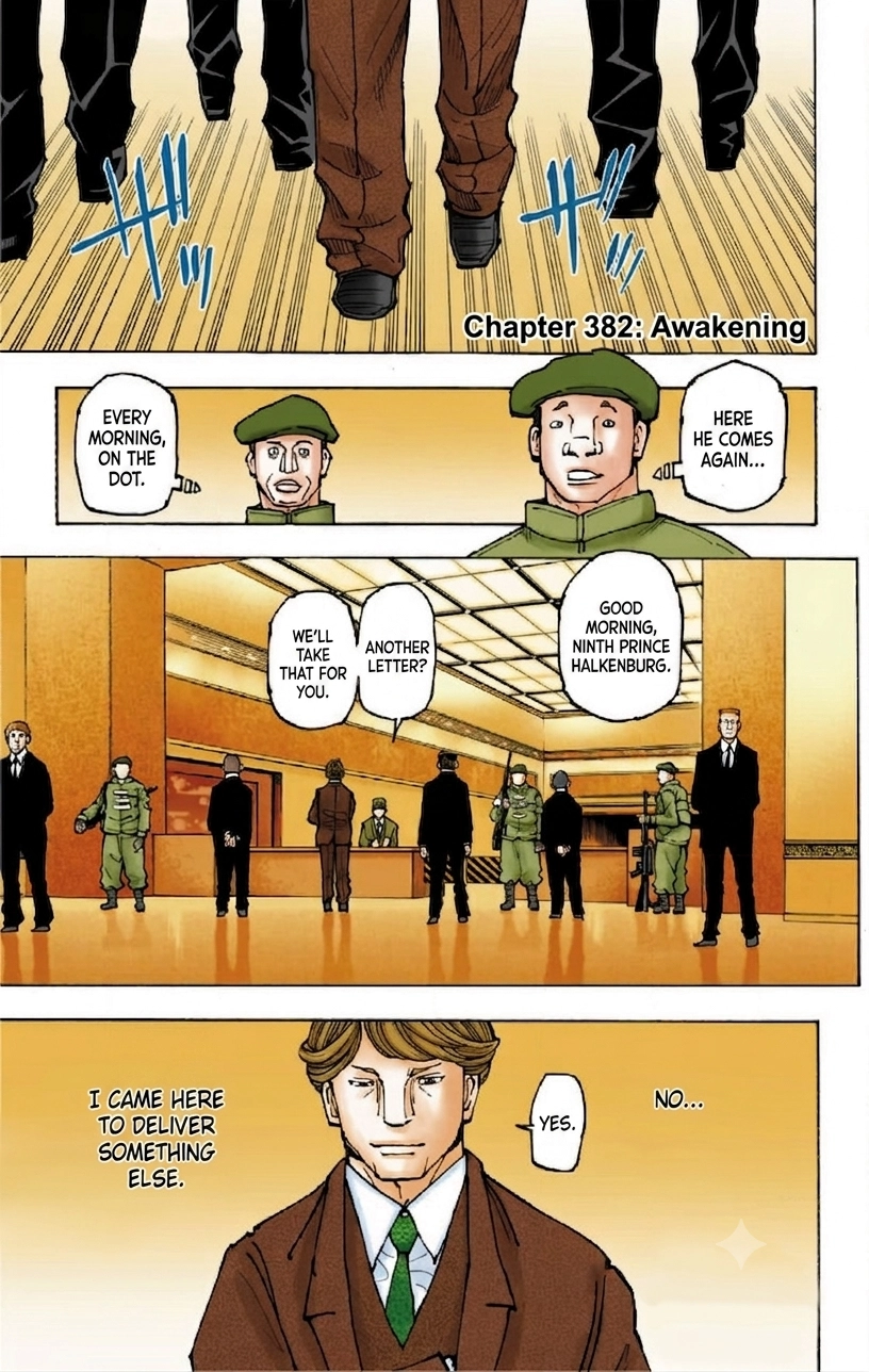 HUNTER x HUNTER (Official Colored) Chapter 382 page 1 - 