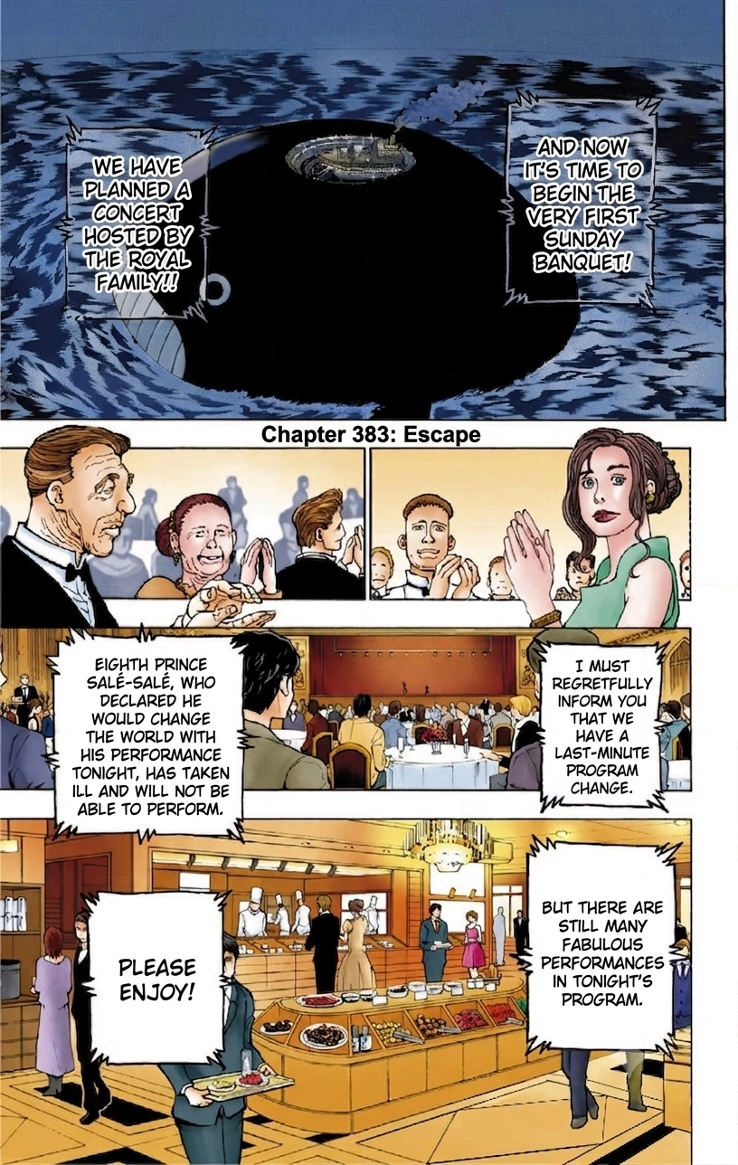 HUNTER x HUNTER (Official Colored) Chapter 383 page 1 - 