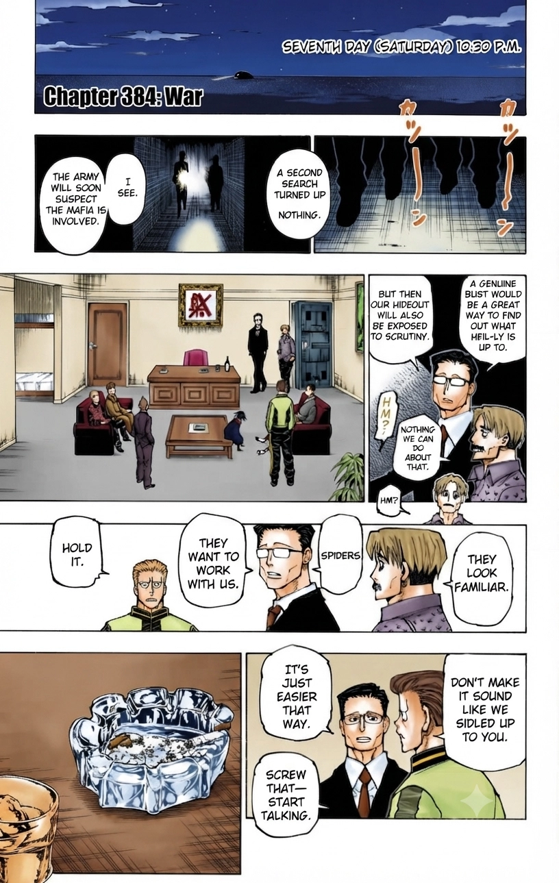HUNTER x HUNTER (Official Colored) Chapter 384 page 1 - 