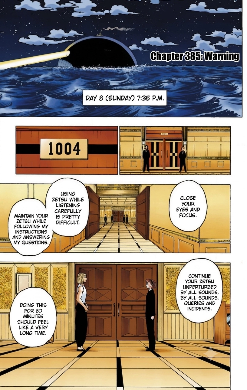 HUNTER x HUNTER (Official Colored) Chapter 386 page 1 - 