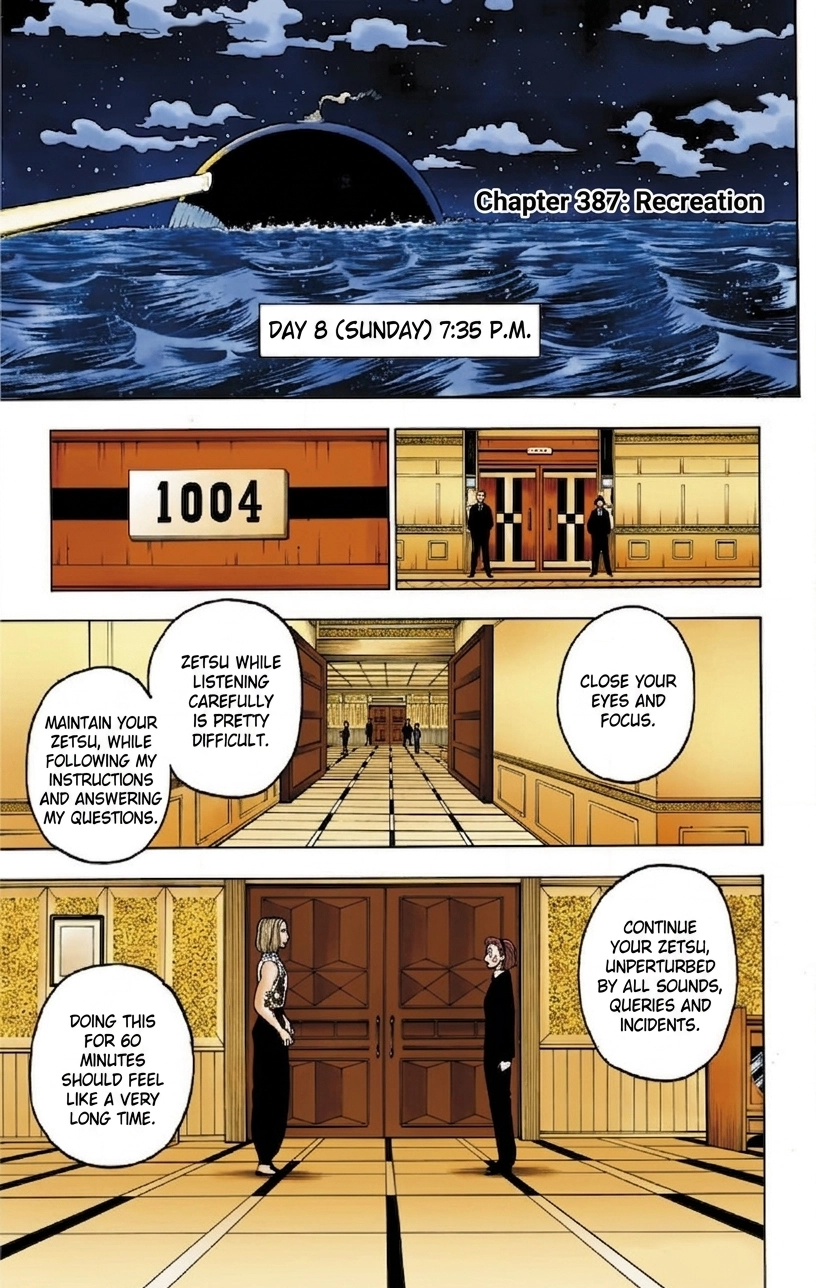 HUNTER x HUNTER (Official Colored) Chapter 387 page 1 - 