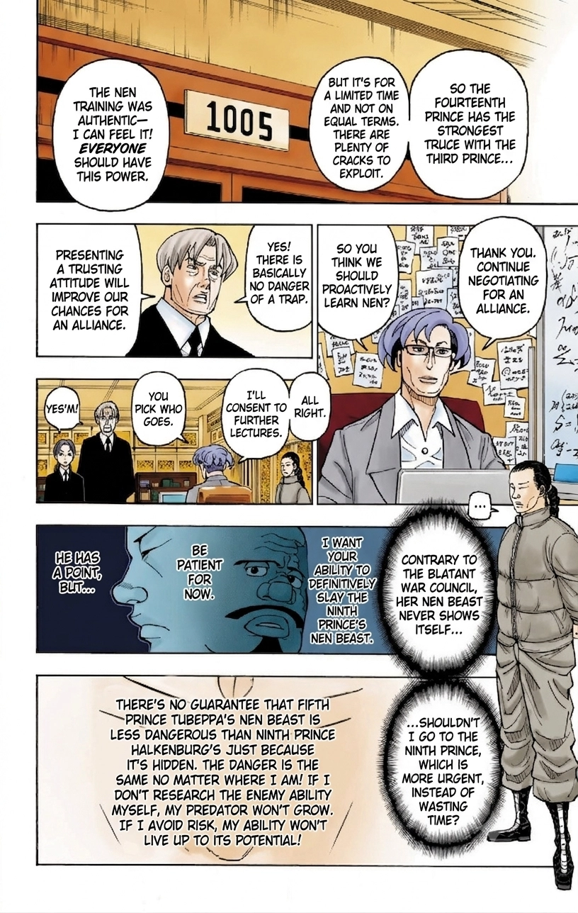 HUNTER x HUNTER (Official Colored) Chapter 388 page 16 - 
