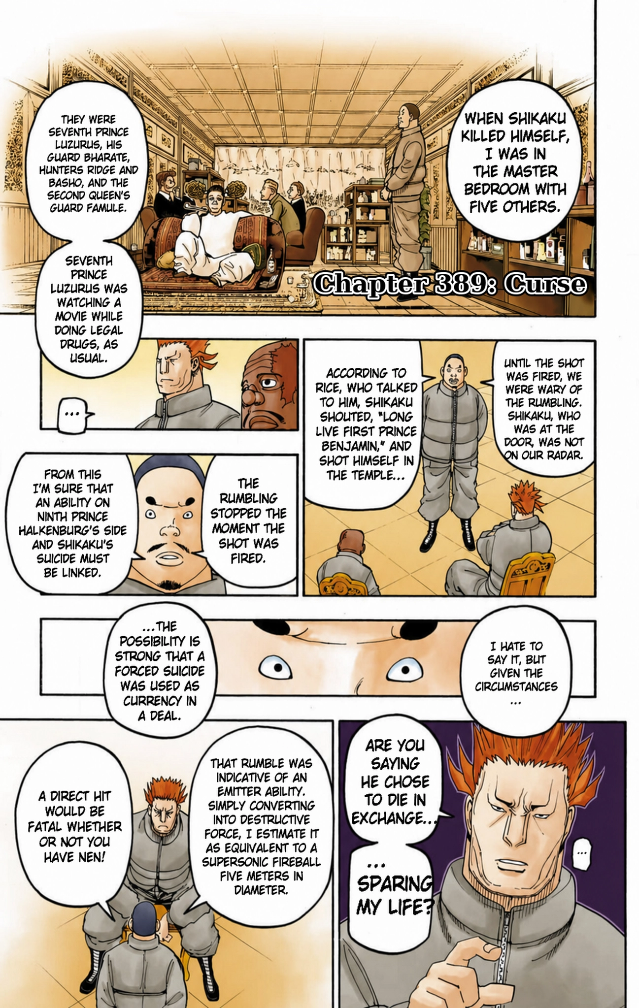 HUNTER x HUNTER (Official Colored) Chapter 389 page 1 - 