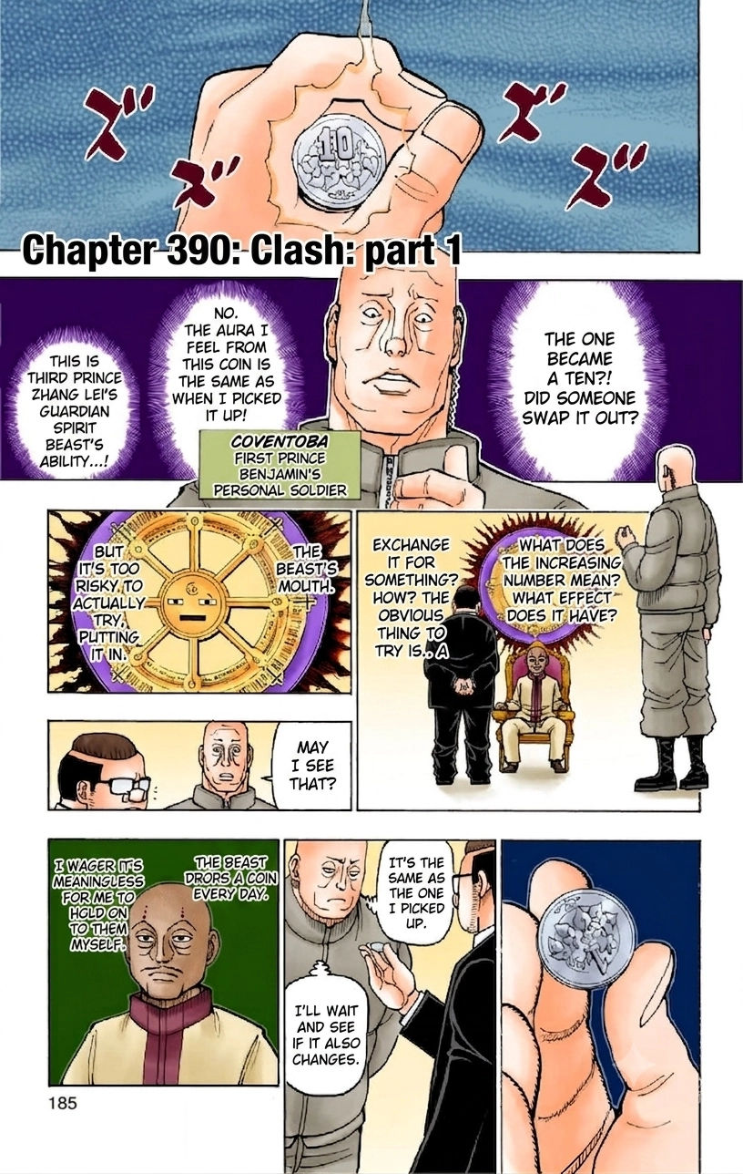 HUNTER x HUNTER (Official Colored) Chapter 390 page 1 - 