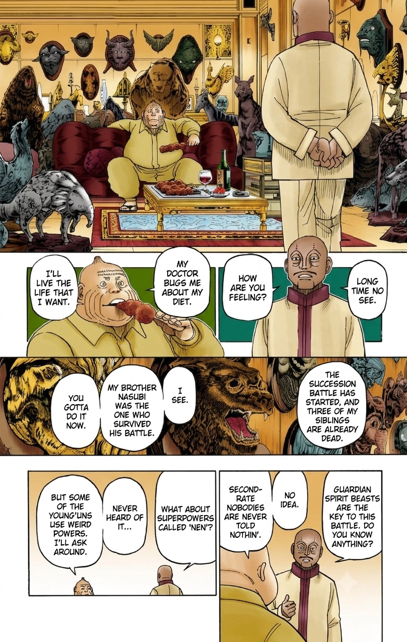 HUNTER x HUNTER (Official Colored) Chapter 390 page 4 - 
