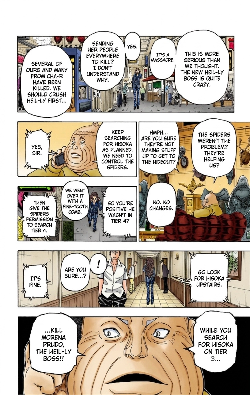 HUNTER x HUNTER (Official Colored) Chapter 390 page 6 - 