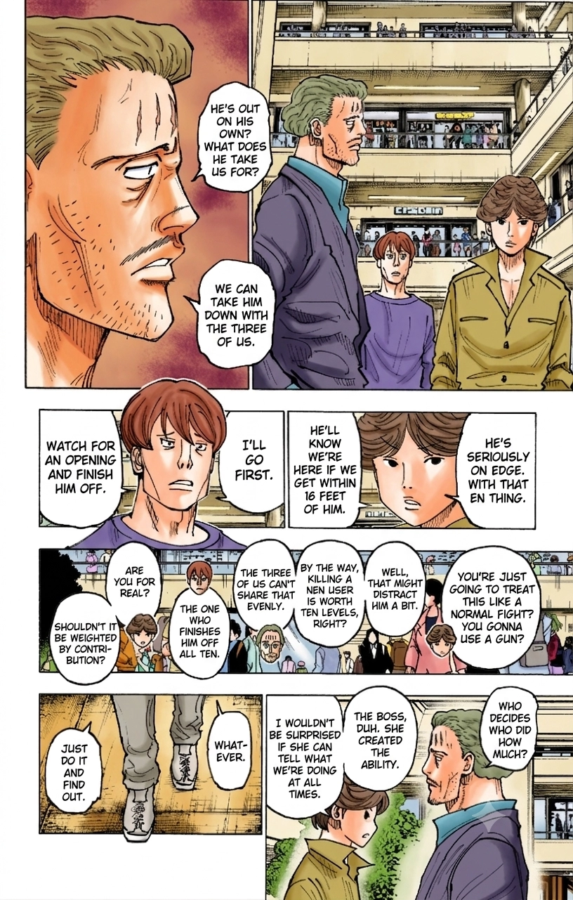 HUNTER x HUNTER (Official Colored) Chapter 391 page 8 - 