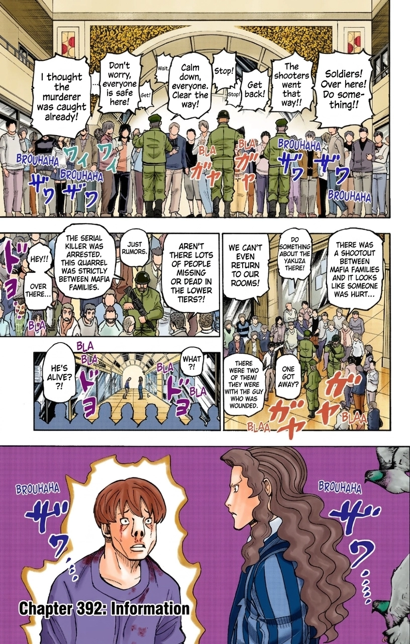 HUNTER x HUNTER (Official Colored) Chapter 392 page 1 - 