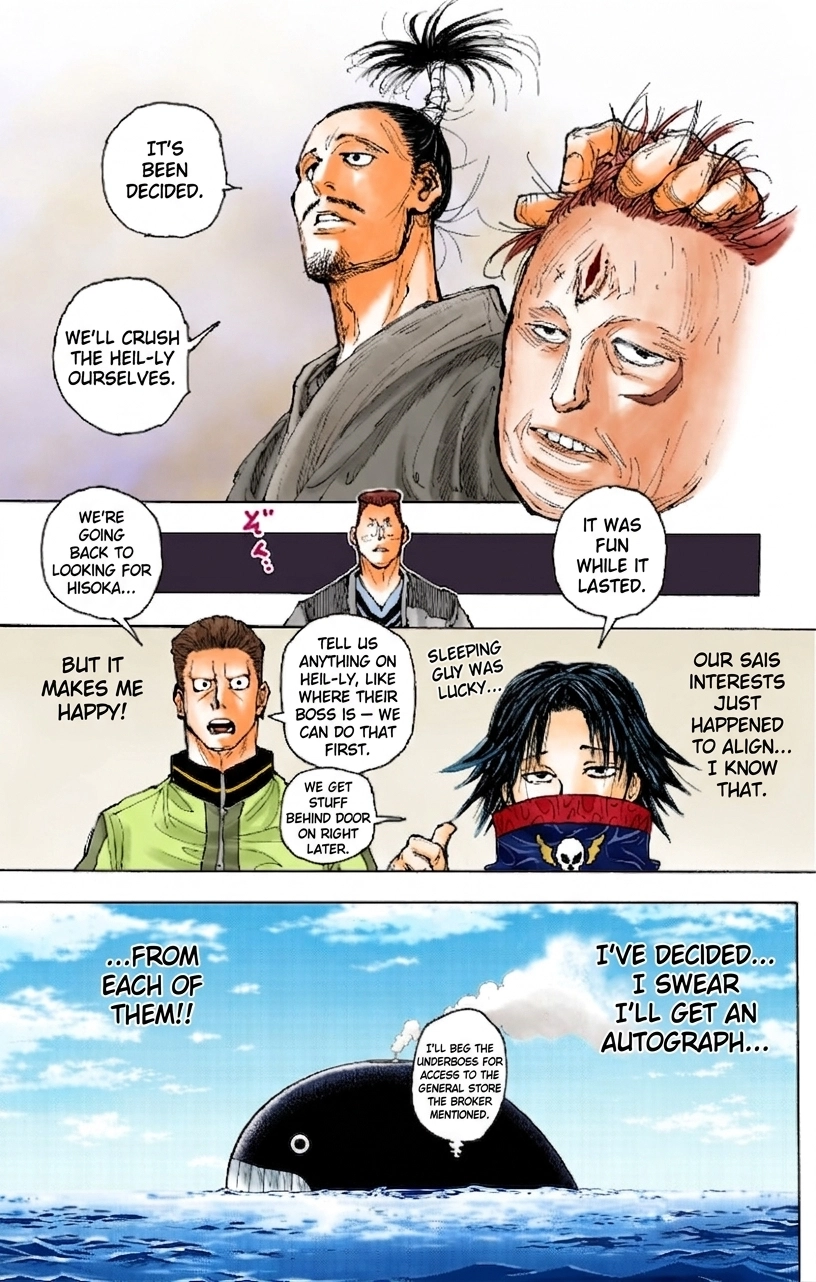 HUNTER x HUNTER (Official Colored) Chapter 393 page 5 - 