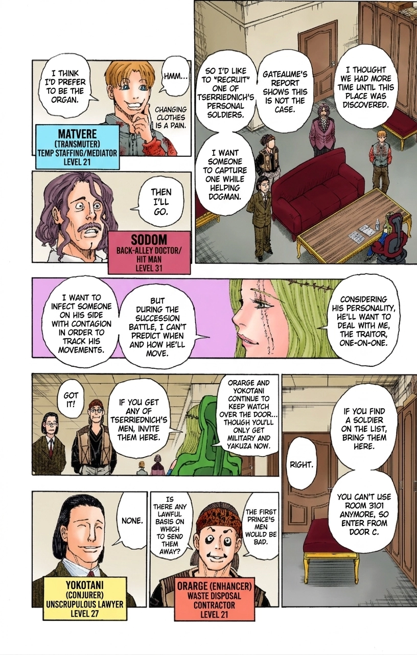 HUNTER x HUNTER (Official Colored) Chapter 394 page 6 - 