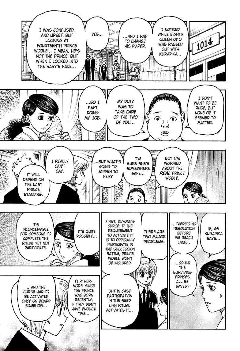 Hunter x Hunter Chapter 414 page 9 - 