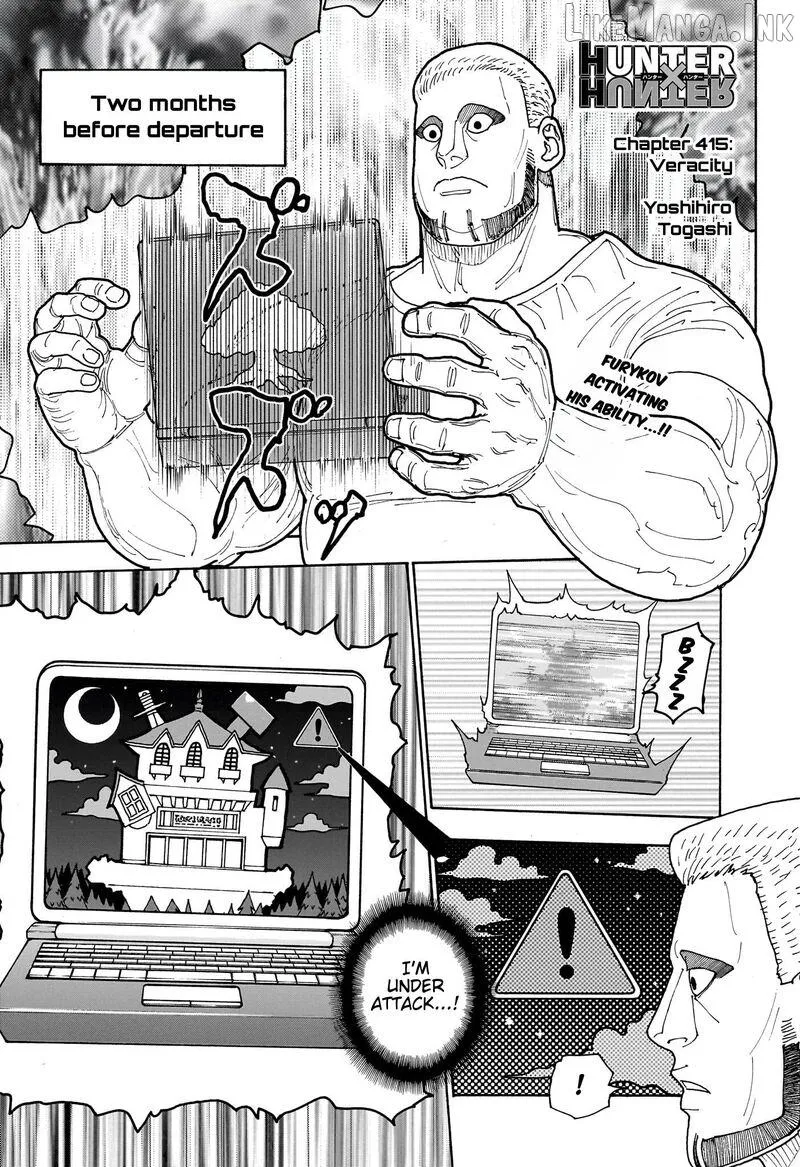 Hunter x Hunter Chapter 415 page 1 - 