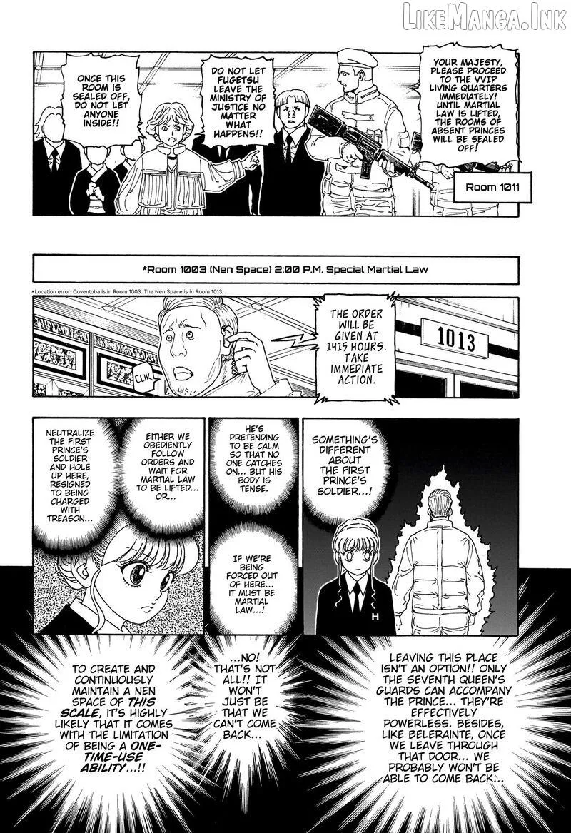Hunter x Hunter Chapter 415 page 17 - 