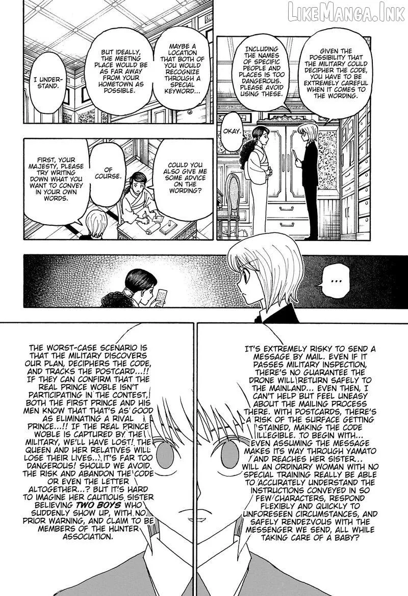 Hunter x Hunter Chapter 415 page 10 - 