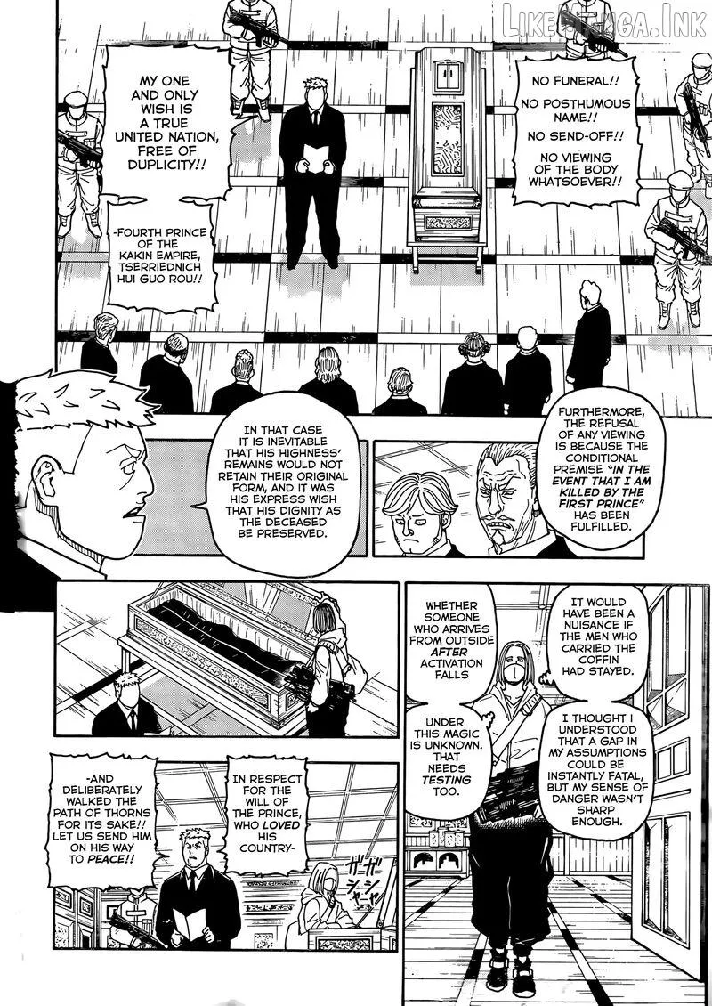 Hunter x Hunter Chapter 418 page 12 - 