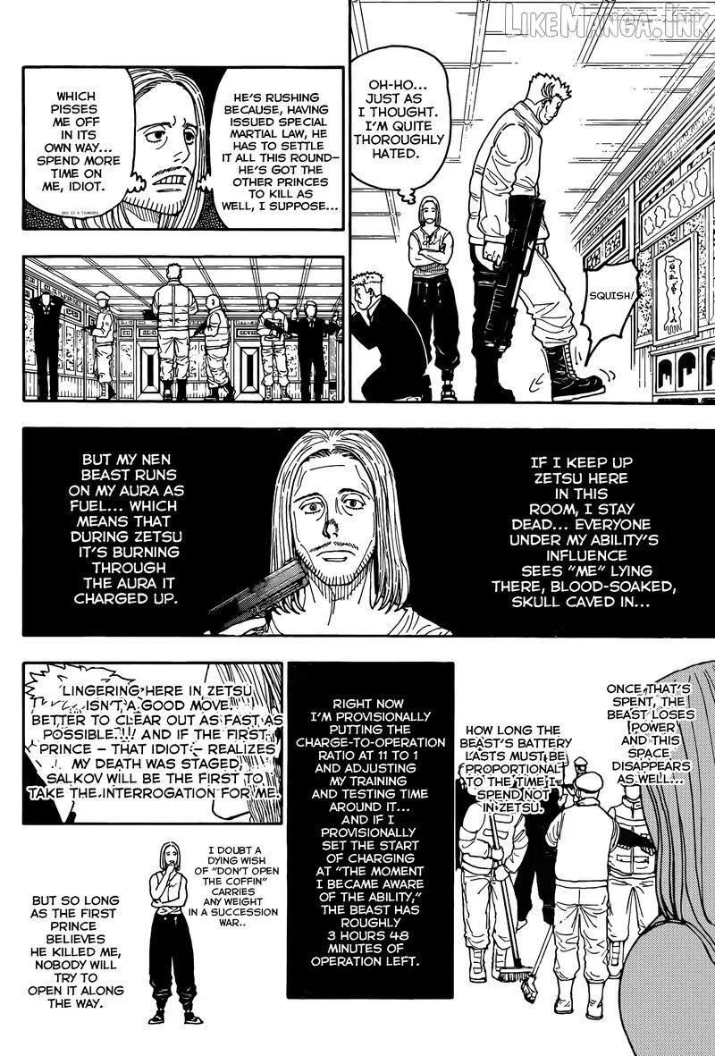Hunter x Hunter Chapter 418 page 10 - 