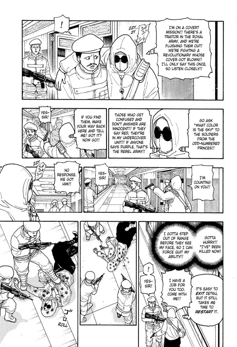 Hunter x Hunter Chapter 419 page 13 - 