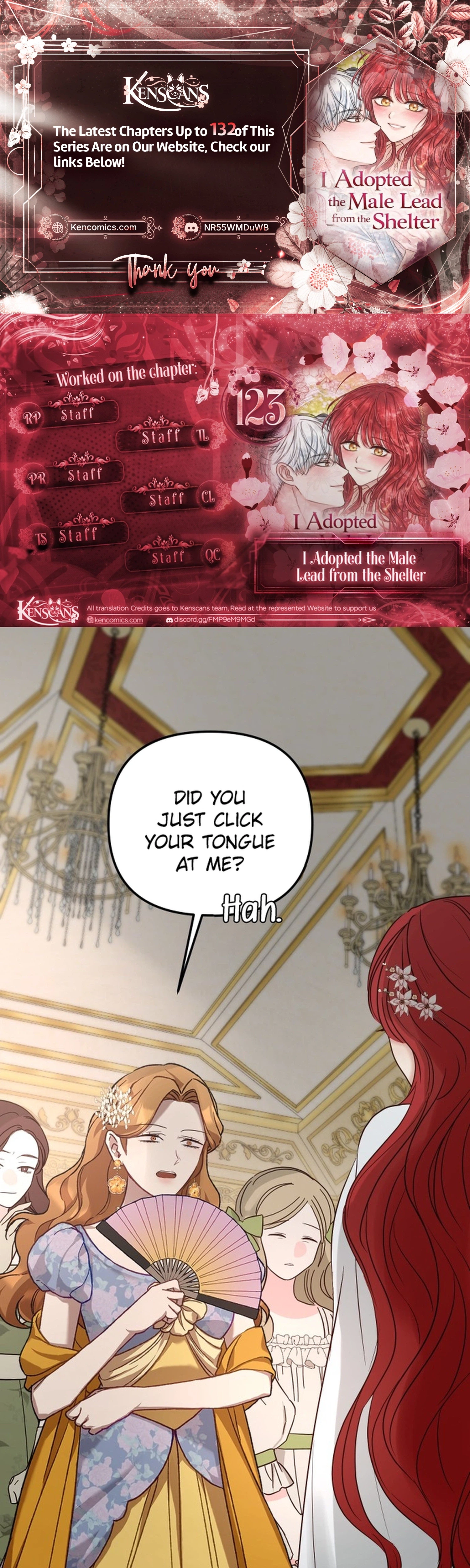 I Adopted the Male Lead from the Shelter 〘Official〙 Chapter 123 page 1 - 