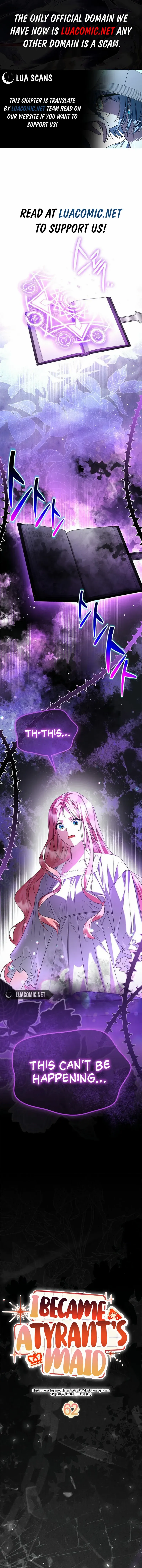 I Became The Tyrant's Chambermaid Chapter 62 page 1 - 