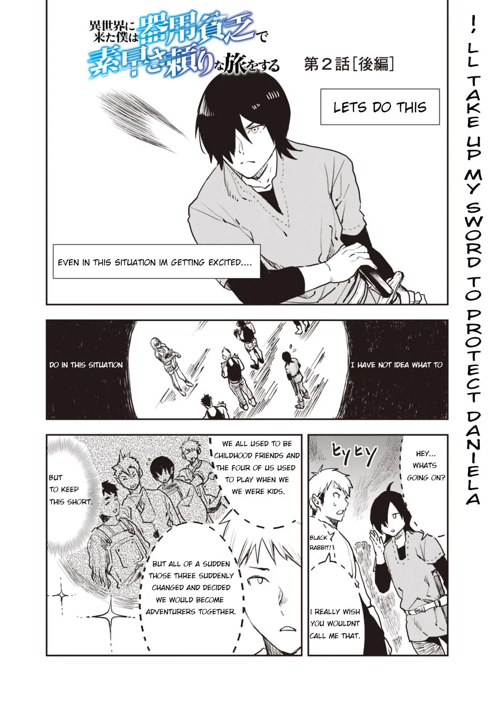 I Came to Another World as a Jack of All Trades and a Master of None to Journey While Relying on Quickness Chapter 3 page 1 - 