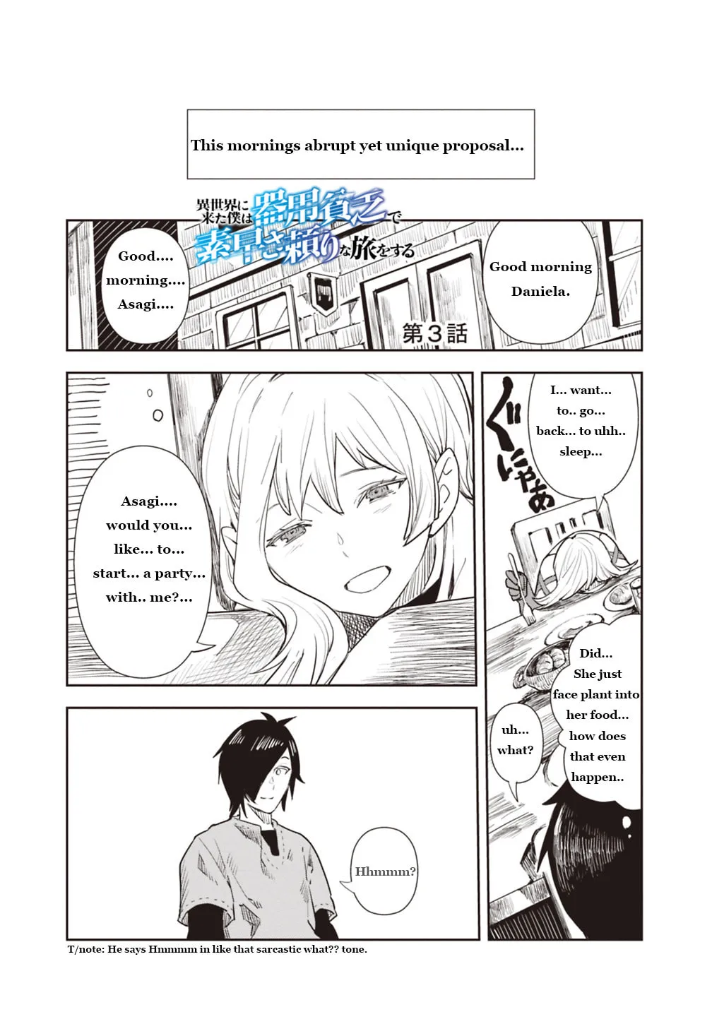 I Came to Another World as a Jack of All Trades and a Master of None to Journey While Relying on Quickness Chapter 4 page 1 - 