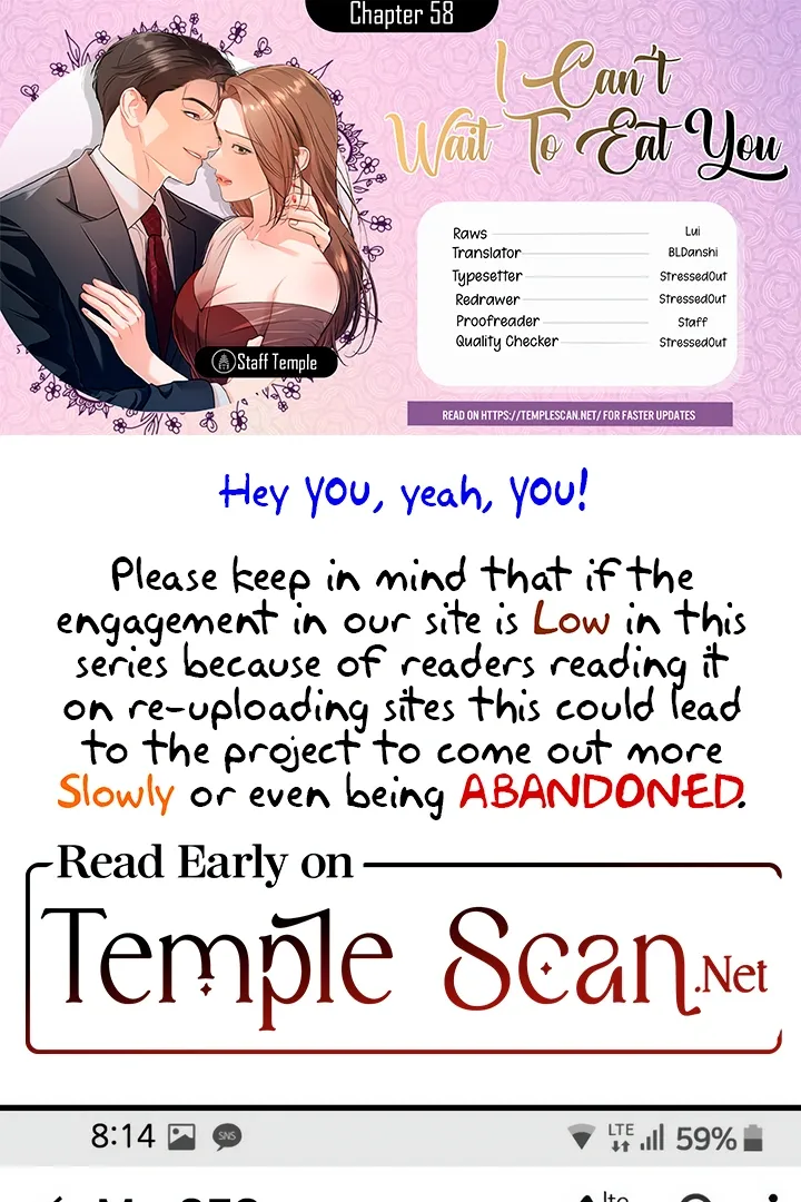 I Can't Get Enough of You Chapter 58 page 1 - 