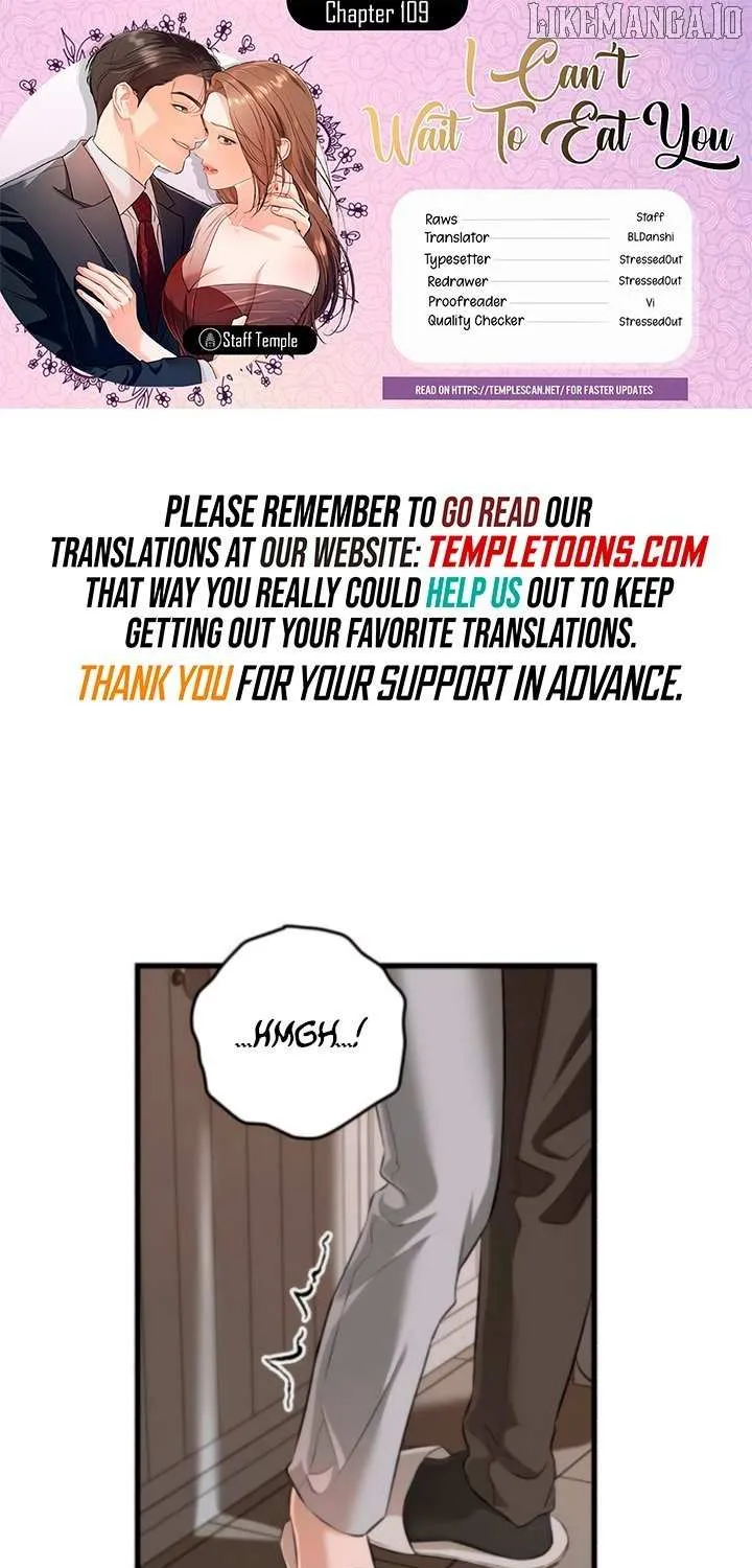 I Can’t Wait To Eat You Chapter 109 page 1 - 
