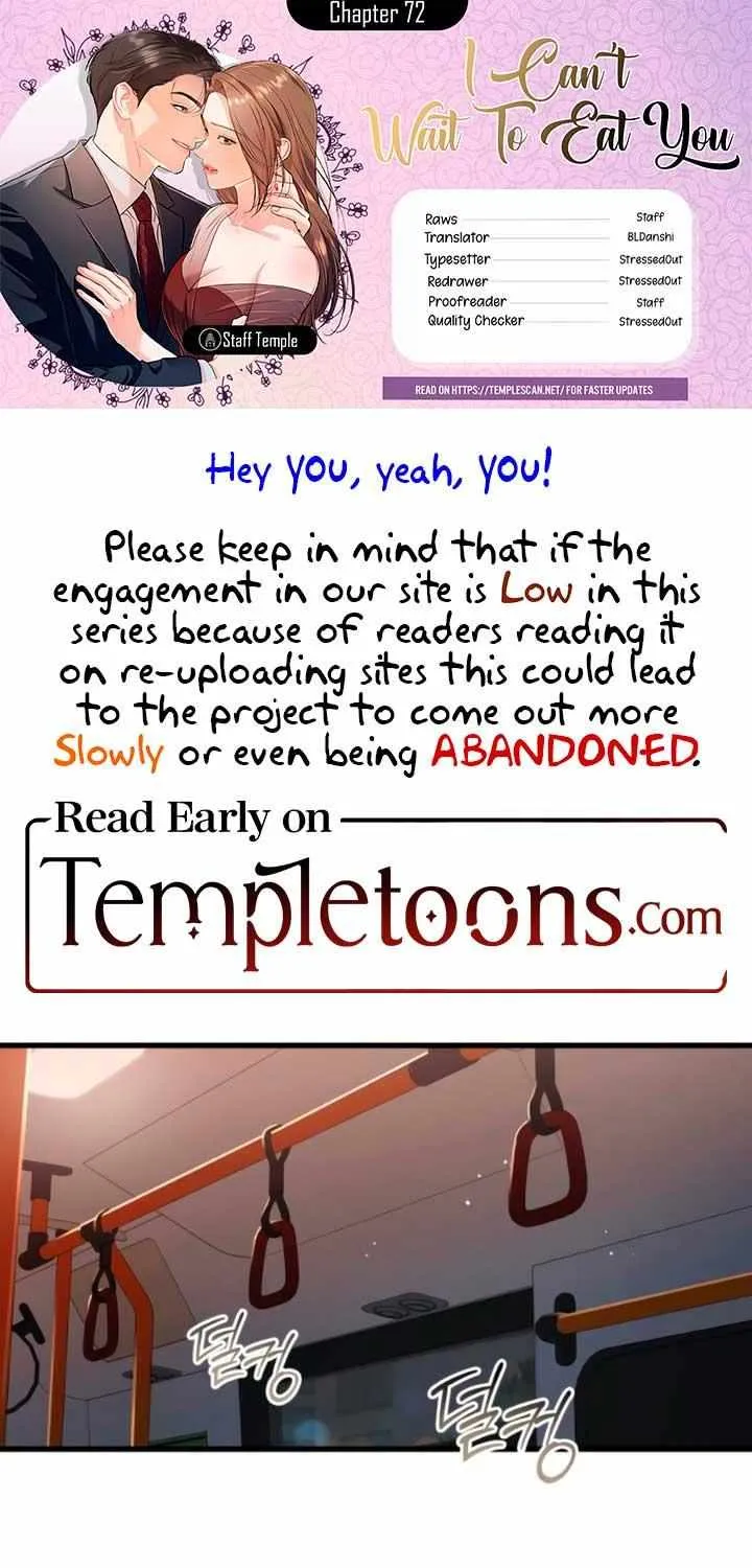I Can’t Wait To Eat You Chapter 72 page 1 - 