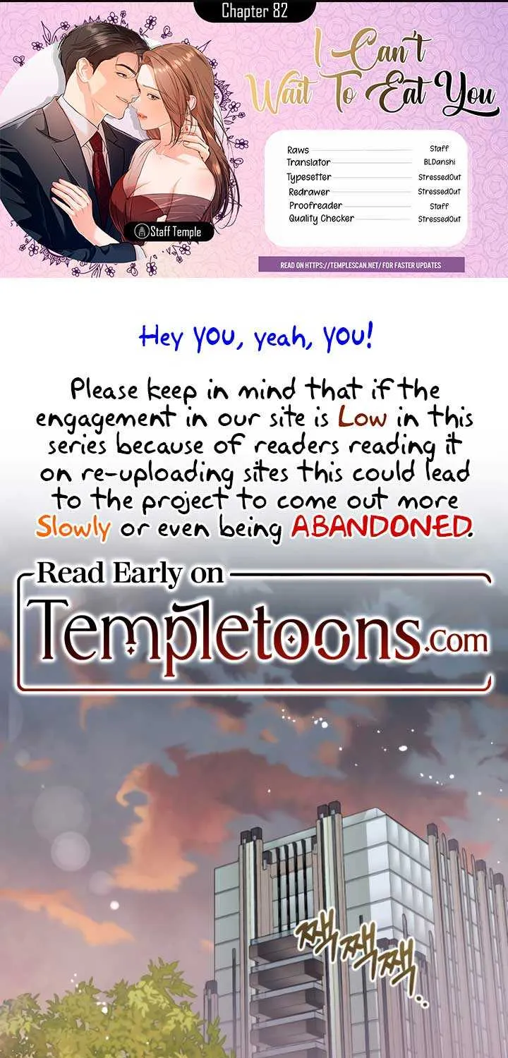 I Can’t Wait To Eat You Chapter 82 page 1 - 
