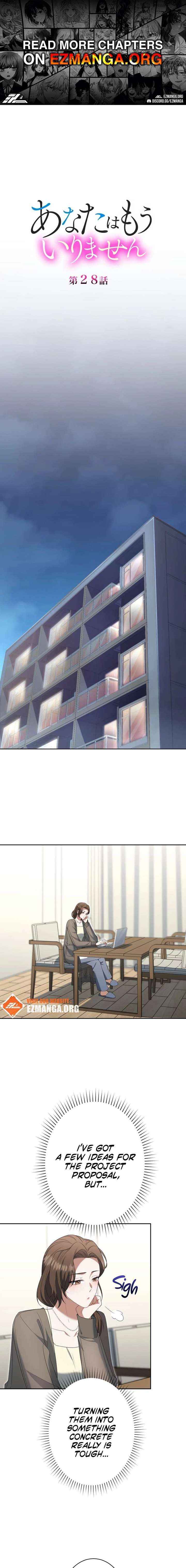 I Don’t Need You Anymore Chapter 28 page 1 - 