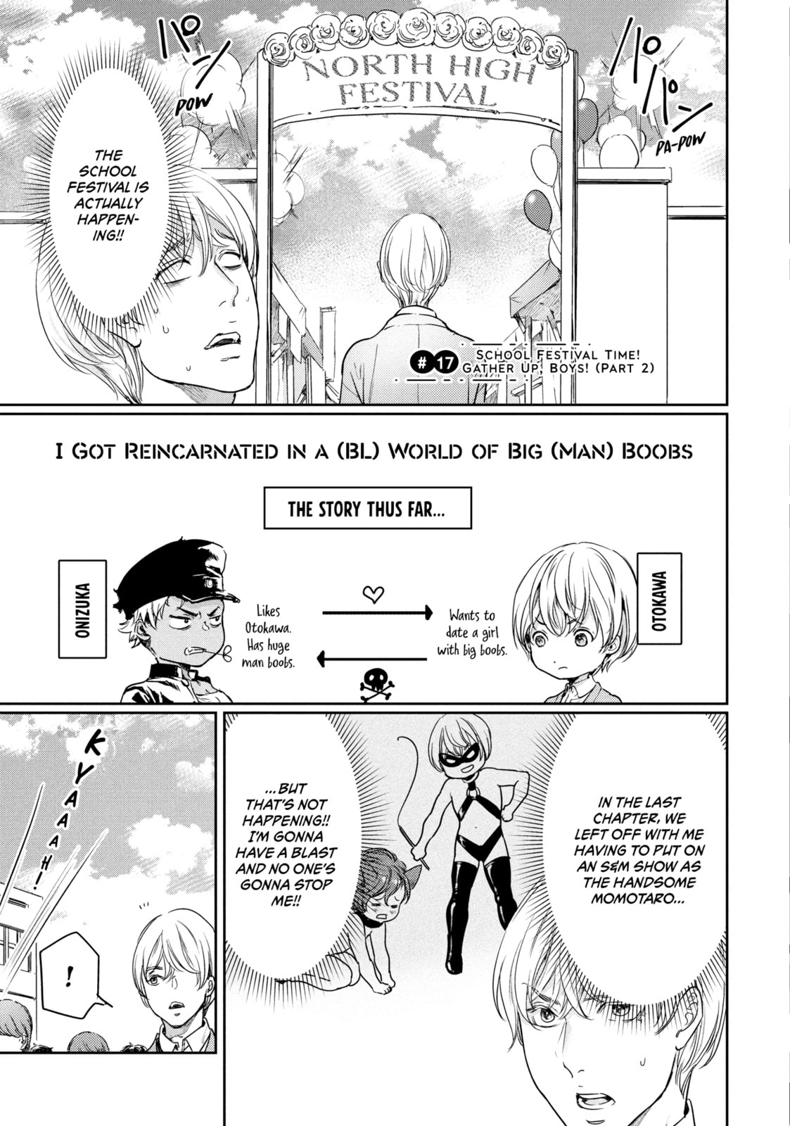 I Got Reincarnated in a (BL) World of Big (Man) Boobs Chapter 17 page 1 - 