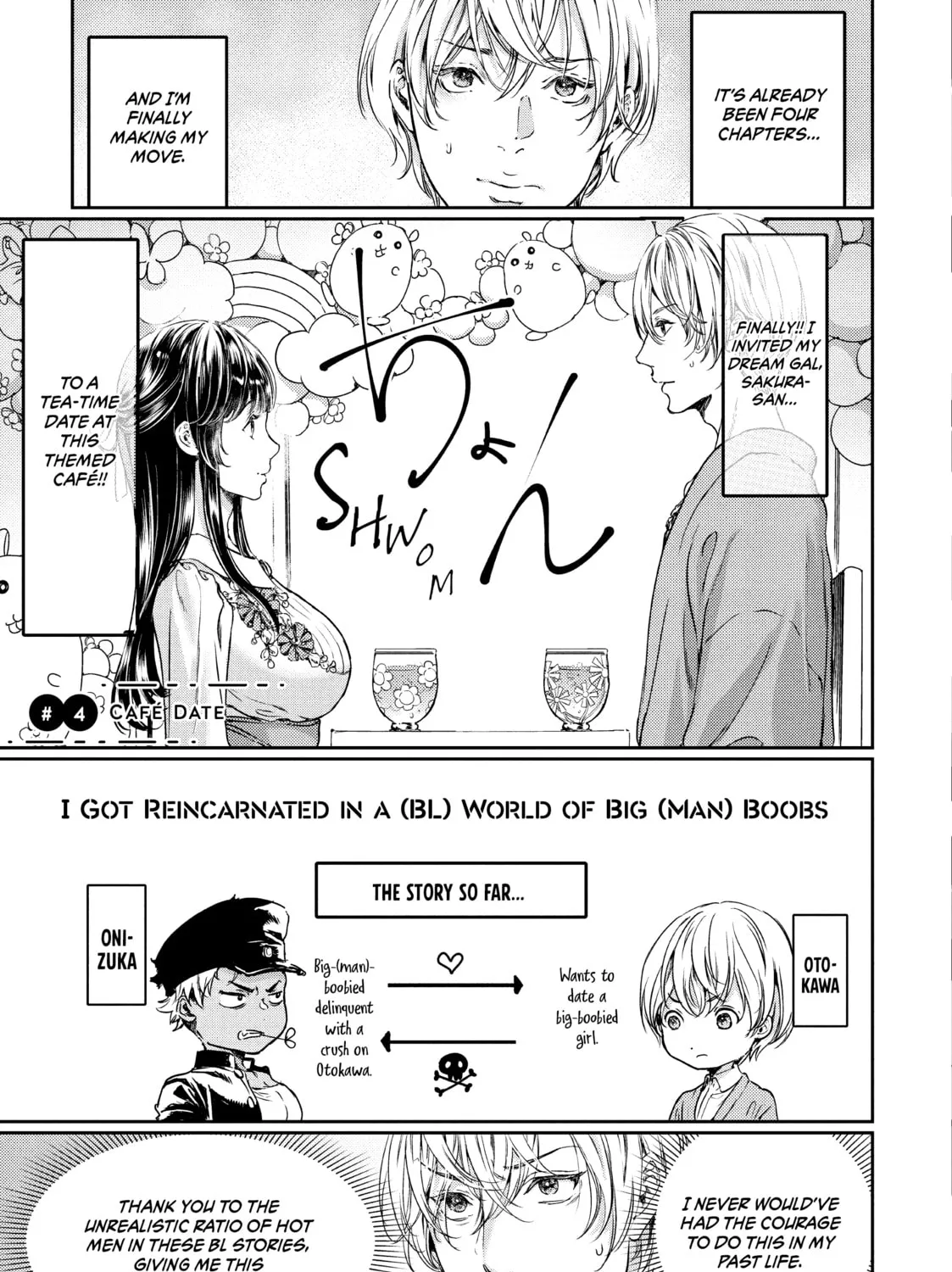 I Got Reincarnated in a (BL) World of Big (Man) Boobs Chapter 4 page 1 - 