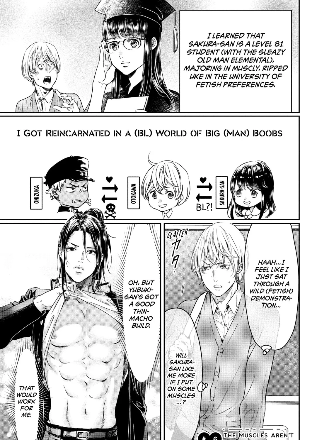 I Got Reincarnated in a (BL) World of Big (Man) Boobs Chapter 6 page 1 - 