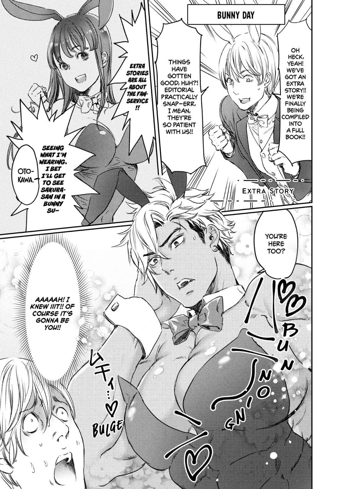 I Got Reincarnated in a (BL) World of Big (Man) Boobs Chapter 7.1 page 1 - 
