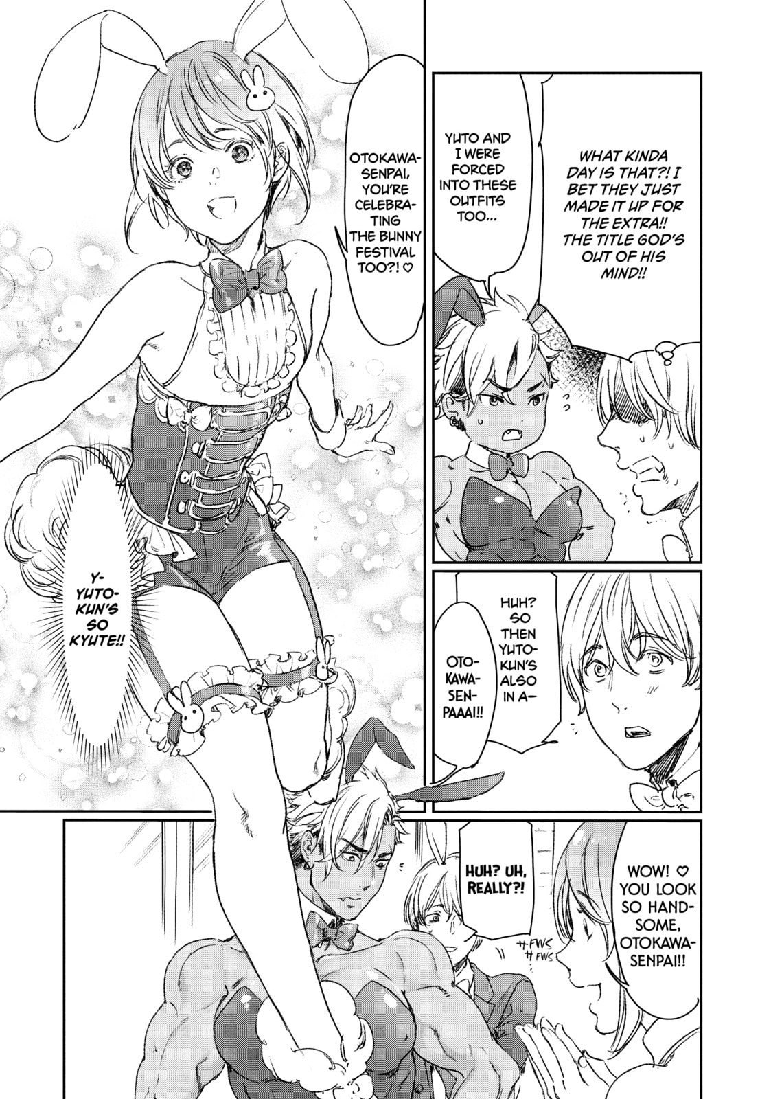 I Got Reincarnated in a (BL) World of Big (Man) Boobs Chapter 7.1 page 3 - 