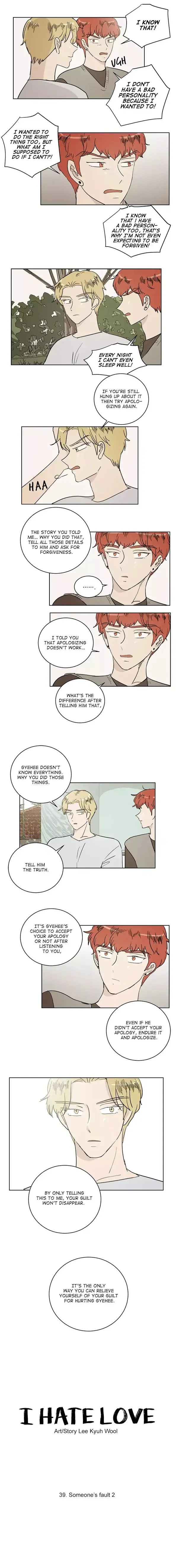 I Hate Love Chapter 39 page 7 - 