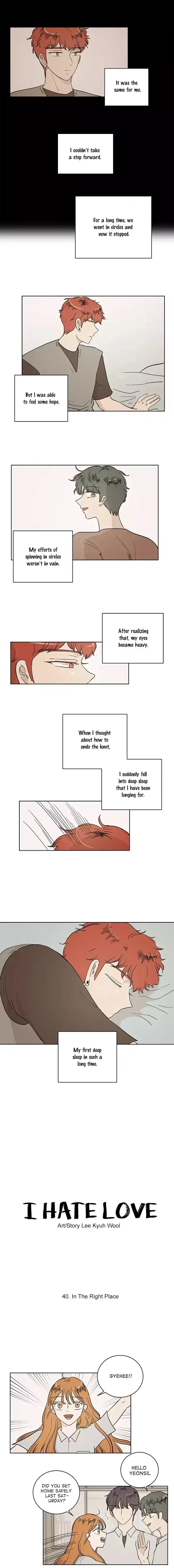 I Hate Love Chapter 40 page 7 - 