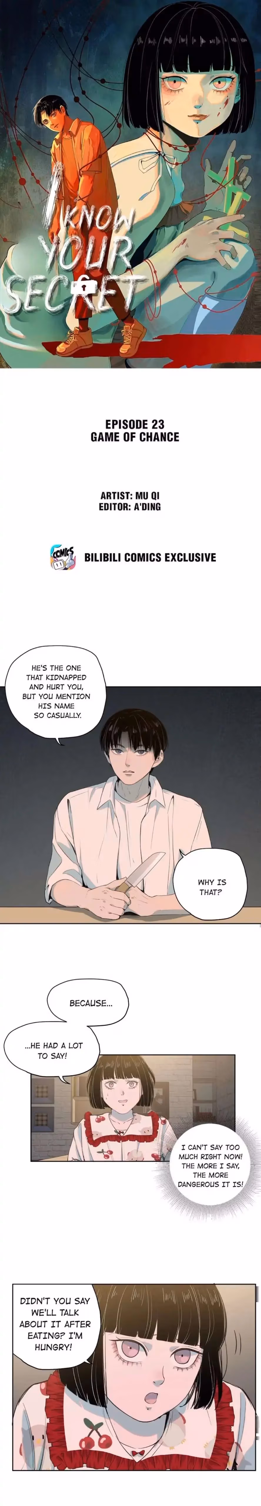 I Know Your Secret Chapter 23 page 1 - 