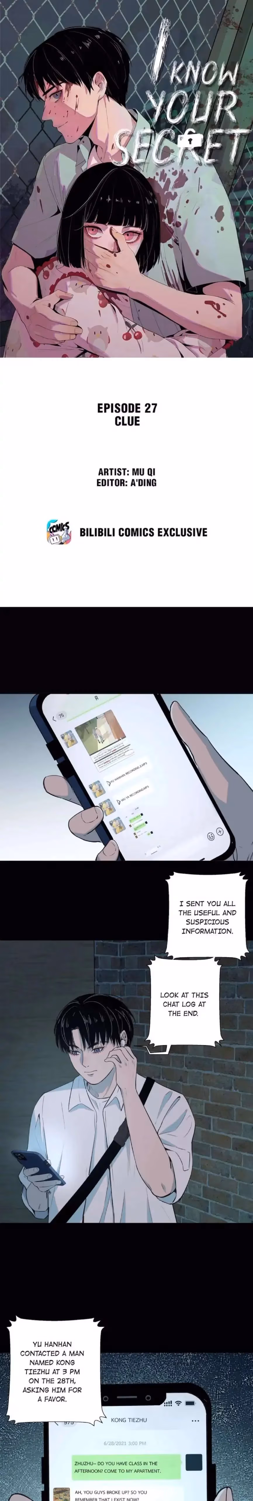 I Know Your Secret Chapter 27 page 1 - 