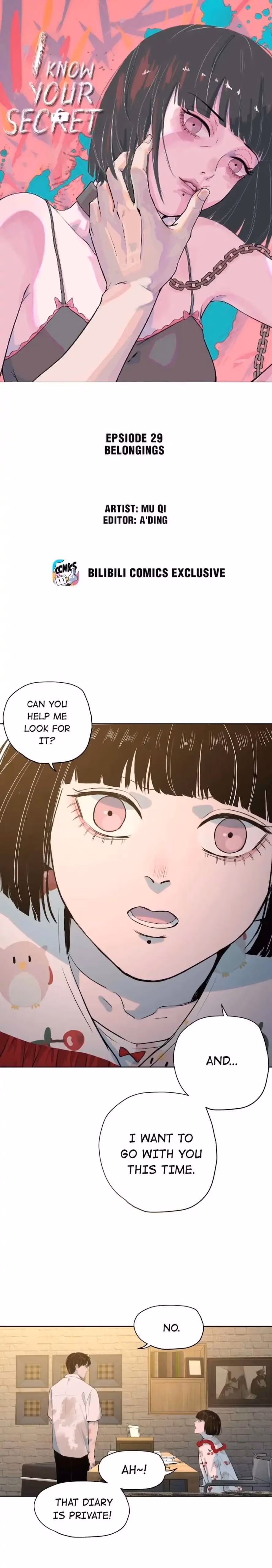 I Know Your Secret Chapter 29 page 1 - 