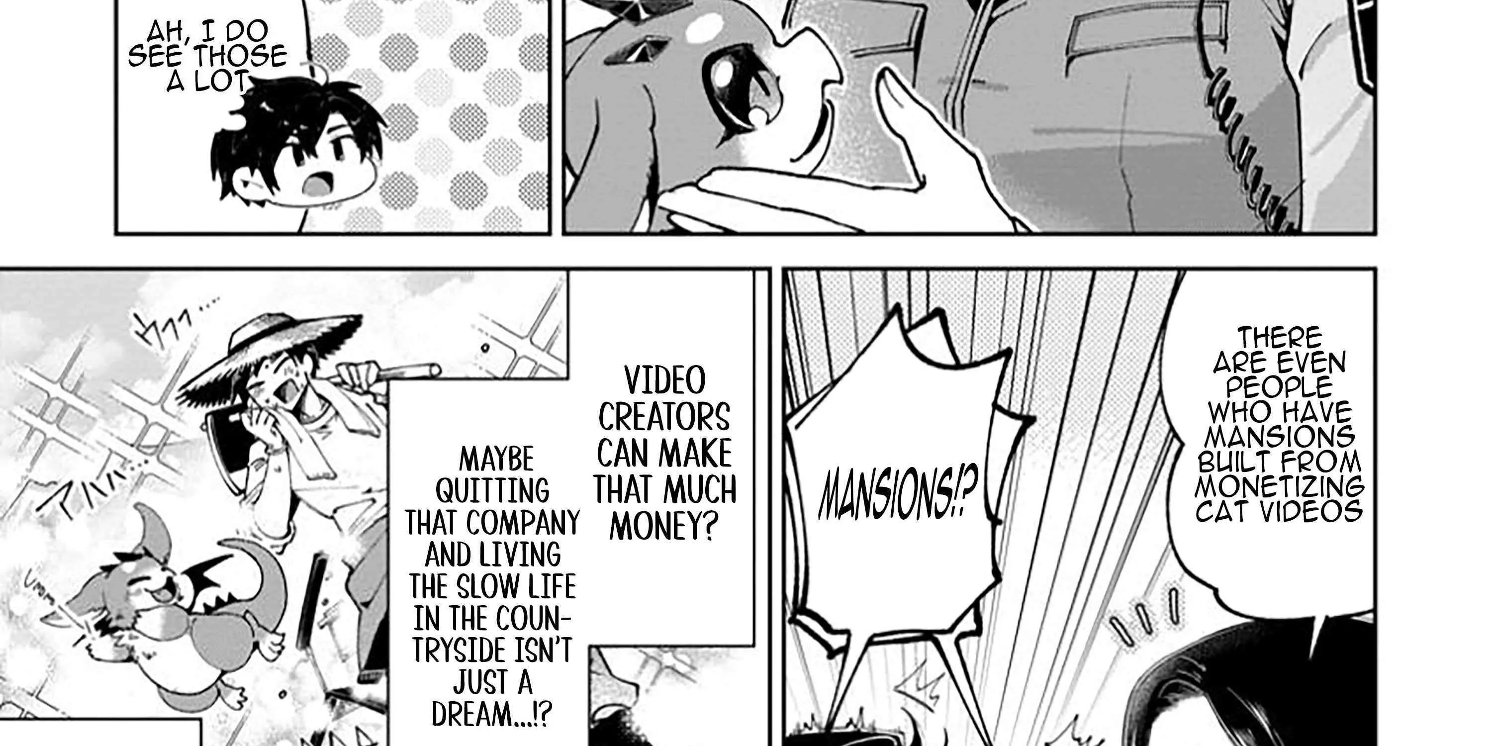 I'm an Overworked Corporate Slave, but After Being Embraced by a Dragon, I Started Streaming My Pet Life With a Tiny Dragon and Monsters on a Farm Chapter 1 page 46 - 