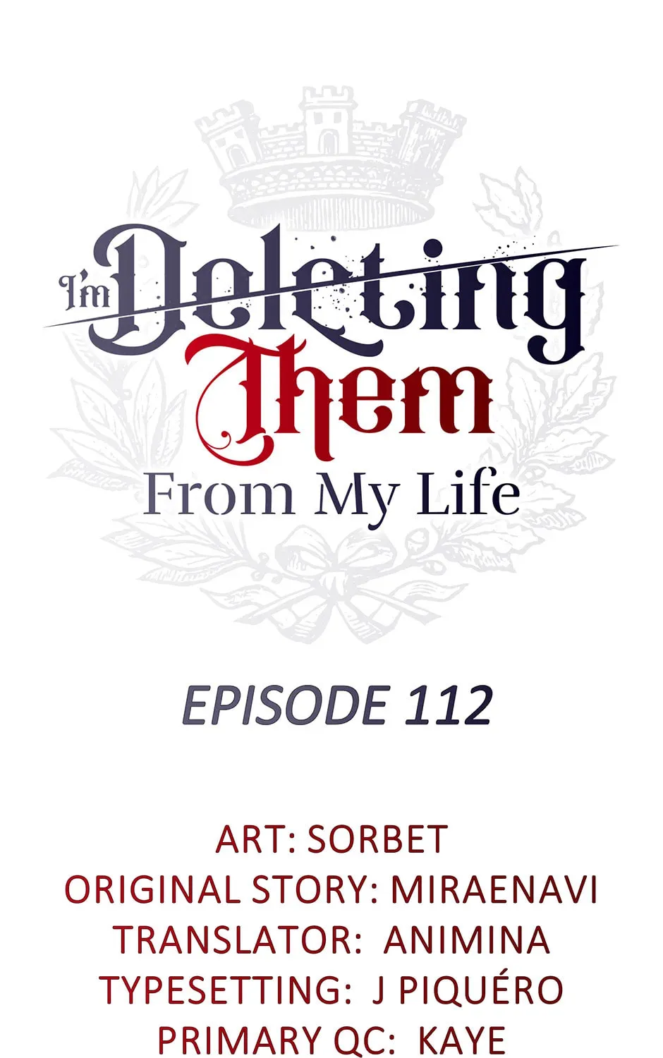 I'm Deleting Them From My Life Chapter 112 page 1 - 